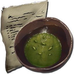 This recipe from the Rockwell Recipes in Ark: Survival Evolved provides a boost to your hypothermic insulation and slows your rate of water consumption.