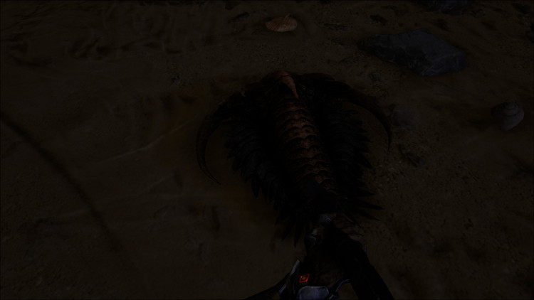 Keep an eye out for the Trilobite as shown here. It is a slow and steady trickle of both Raw Meat and a few Rare Resources on the Ark.