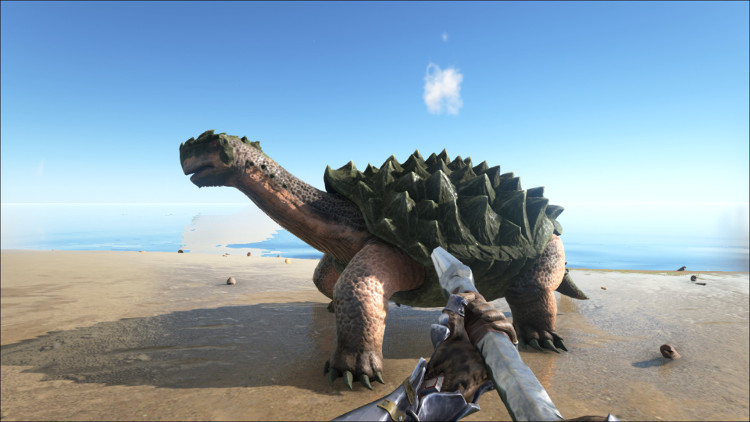 The Turtle, or Carbonemys, is a good source of Keratin in Ark.