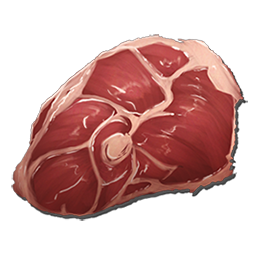 Raw Meat is a fundamental food source in Ark and is also used in taming. It is best to cook raw meat before eating it.